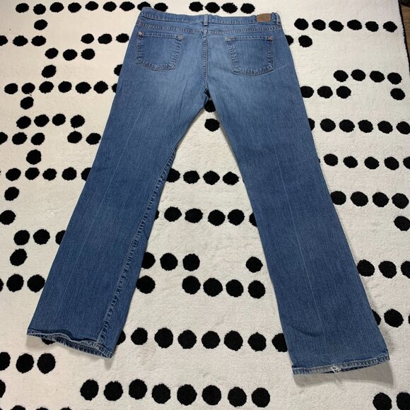 Vintage Y2K Old Navy Boot Cut Jeans Ultra Low Waist Faded Light Wash Denim - Picture 4 of 13